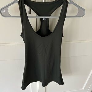 lululemon athletica  dark olive Women's Tank Top